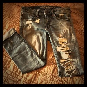 American eagle distressed  jeans